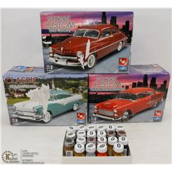 SET OF 3 STREET CUSTOM MODEL KITS 1949
