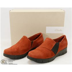 NEW CLARKS ARTISAN SUEDE SLIP