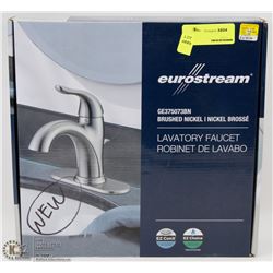 NEVER USED EUROSTREAM BRUSHED NICKEL LAVATORY