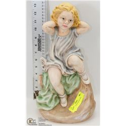 LARGE VINTAGE YOUNG GIRL FIGURE
