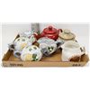Image 1 : LOT OF VINTAGE BONE CHINA  TEAPOTS TEA AND MORE