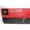 Image 2 : 20)  STRING OF 10 BRASS DRAGONFLY