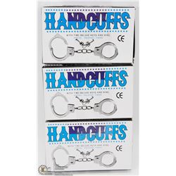 LOT OF 3 HANDCUFFS