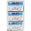 Image 1 : LOT OF 3 HANDCUFFS