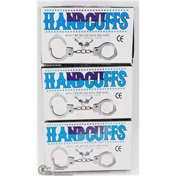 LOT OF 3 HANDCUFFS