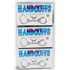 Image 1 : LOT OF 3 HANDCUFFS