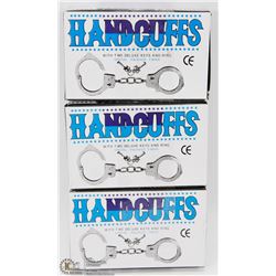LOT OF 3 HANDCUFFS