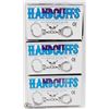 Image 1 : LOT OF 3 HANDCUFFS