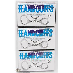 LOT OF 3 HANDCUFFS