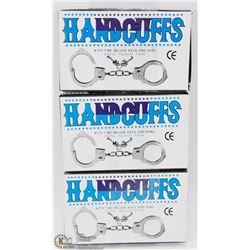 LOT OF 3 HANDCUFFS