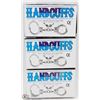 Image 1 : LOT OF 3 HANDCUFFS