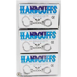 LOT OF 3 HANDCUFFS