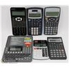 Image 1 : LOT OF CALCULATORS INC TEXAS INSTRUMENTS