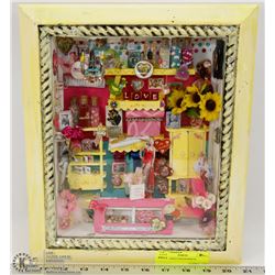 GIRL THEMED SHADOWBOX.