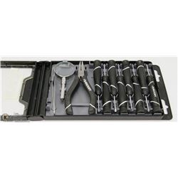 JEWELERS SCREWDRIVER SET IN CASE.