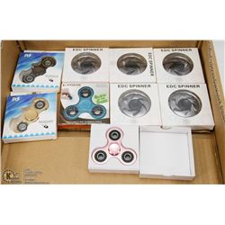 LOT OF 9 ASSORTED SPINNERS