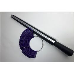 12)  MANDREL STYLE RING SIZER AND