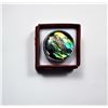 Image 1 : 8)  ROUND STATEMENT BLUE/GREEN
