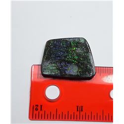 2)  GREEN FIRE AMMOLITE GEMSTONE
