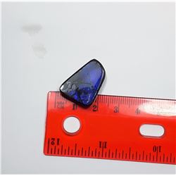 3)  PURPLE FIRE AMMOLITE GEMSTONE