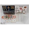 Image 1 : LOT OF ASSORTED EMPTY COIN SET DISPLAYS,