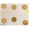 Image 1 : 6 CANADIAN 1967 CONFEDERATION SEALED TOKENS