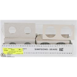 2X2 COIN HOLDER WITH 100+ NEW EMPTY COIN SLEEVES
