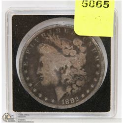 1882 AMERICAN MORGAN SILVER DOLLAR
