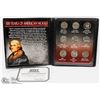 Image 1 : 100 YEARS OF AMERICAN NICKELS 9 PC SET.