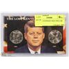Image 1 : 2PC LOST KENNEDY HALF DOLLAR SET.
