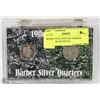 Image 1 : 19TH & 20TH CENTURY BARBER SILVER QUARTER SET.