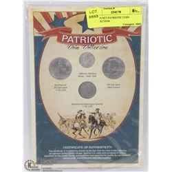 4 COIN SET PATRIOTIC COIN COLLECTION