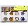 Image 1 : 2005 COMPLETE 8 PC BUFFALO COIN SET.