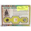 Image 1 : 3PC COIN & STAMP NATIVE AMERICAN COINS SET