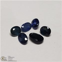 93) GENUINE SAPPHIRES, OVAL, APPROX 3 CTS