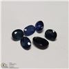 Image 1 : 93) GENUINE SAPPHIRES, OVAL, APPROX 3 CTS