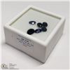 Image 2 : 93) GENUINE SAPPHIRES, OVAL, APPROX 3 CTS