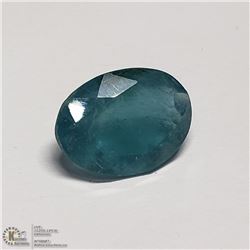 92) GENUINE APATITE, OVAL, APPROX 6 CTS