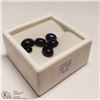 Image 2 : 99) ENHANCED STAR SAPPHIRES, OVAL CABOCHONS,