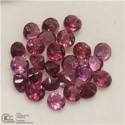 38) GENUINE GARNETS, ROUNDS, APPROX 4 CTS