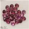 Image 1 : 38) GENUINE GARNETS, ROUNDS, APPROX 4 CTS