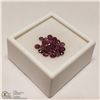 Image 2 : 38) GENUINE GARNETS, ROUNDS, APPROX 4 CTS