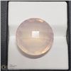 Image 2 : 39) GENUINE ROSE QUARTZ, ROUND CHEQUERBOARD,