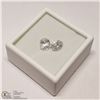 Image 2 : 32) 2 GENUINE COLORLESS TOPAZ, OVAL OPTIC CUT,