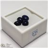 Image 2 : 81) 4 ENHANCED STAR SAPPHIRES, OVAL CABOCHON,
