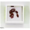 Image 1 : 50) GENUINE GARNETS, ASSORTED SHAPES AND SIZES,