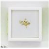 Image 1 : 42) GENUINE YELLOW DIAMONDS, ROUND CUT, APPROX