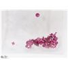 Image 1 : 46) GENUINE RUBY, MIXED SHAPES AND SIZES, APPROX