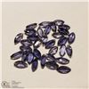 Image 1 : 88) GENUINE IOLITES, MARQUISE SHAPE, APPROX 4 CTS