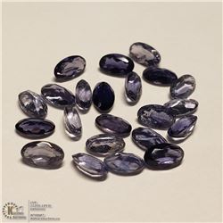 97) GENUINE IOLITES, OVALS, APPROX 4 CTS